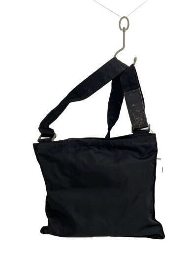 商品画像：トライアングルロゴショルダーバッグ/ナイロン/BLK 1