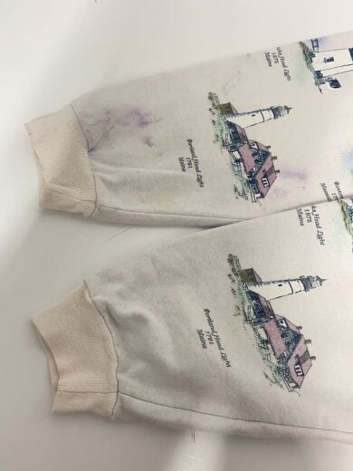 商品画像：90s/家/スウェット/--/コットン/WHT/総柄 4