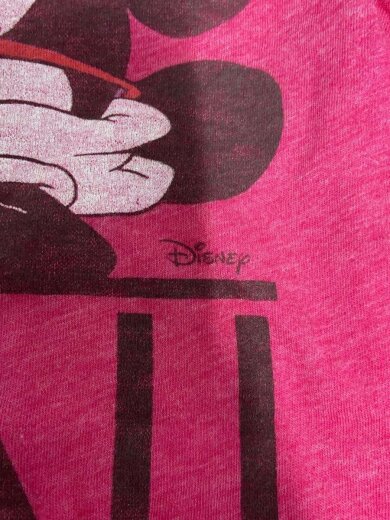 商品画像：USA製/タグ付/MICKEY/DISNEY/Tシャツ/L/コットン/PNK// 8