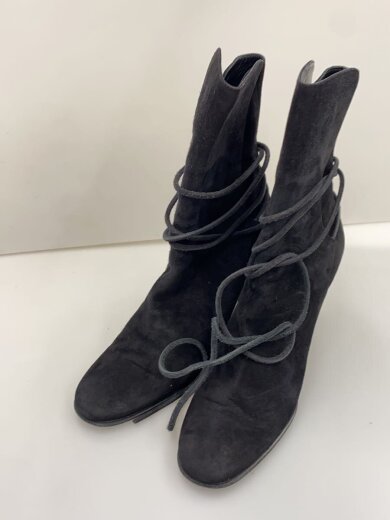商品画像：ショートブーツ/35.5/BLK/スウェード// 2