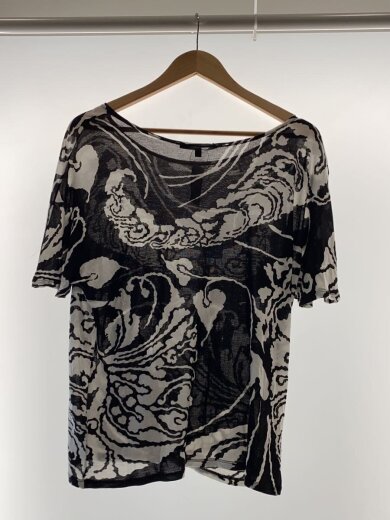 商品画像：Tシャツ/M/レーヨン/BLK/総柄/278011 x6262 2