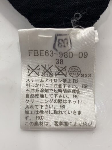 商品画像：裾ロゴプレートニット長袖シャツ/38/ウール/BLK/FBE63-980-09 4