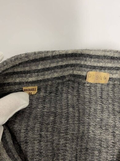 商品画像：50～60s/ポロシャツ/M/ウール/GRY/ストライプ 3