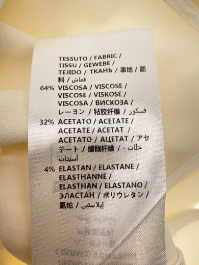 商品画像：長袖ブラウス/34/レーヨン/WHT 4