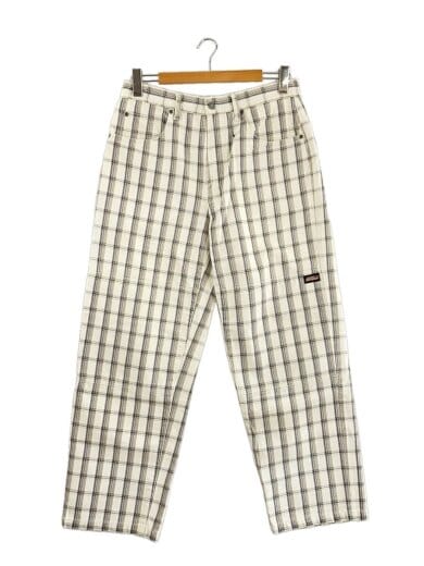 商品画像：Dickies Double Knee Baggy Jean/ボトム/30/コットン/WHT/チェック 1