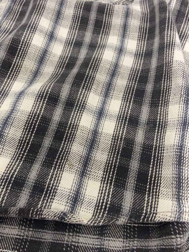 商品画像：00s/モノトーン/ネルシャツ/L/コットン/BLK/チェック 7