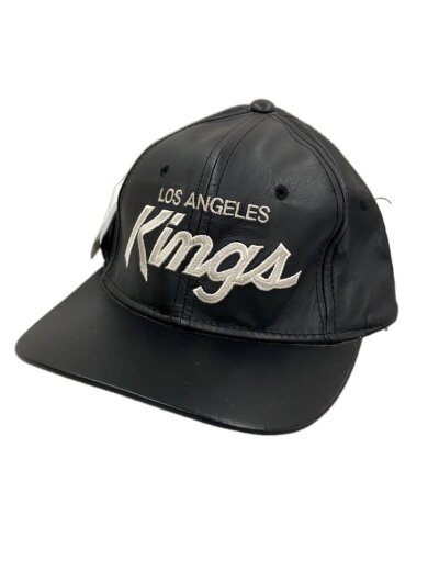 商品画像：Sports Specialties/Los Angeles Kings/キャップ/FREE/レザー/BLK// 1