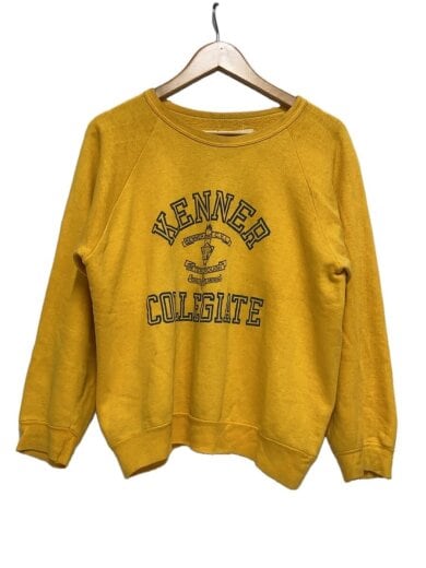 商品画像：推定70s/KENNER COLLEGIATE/スウェット/イエロー 1