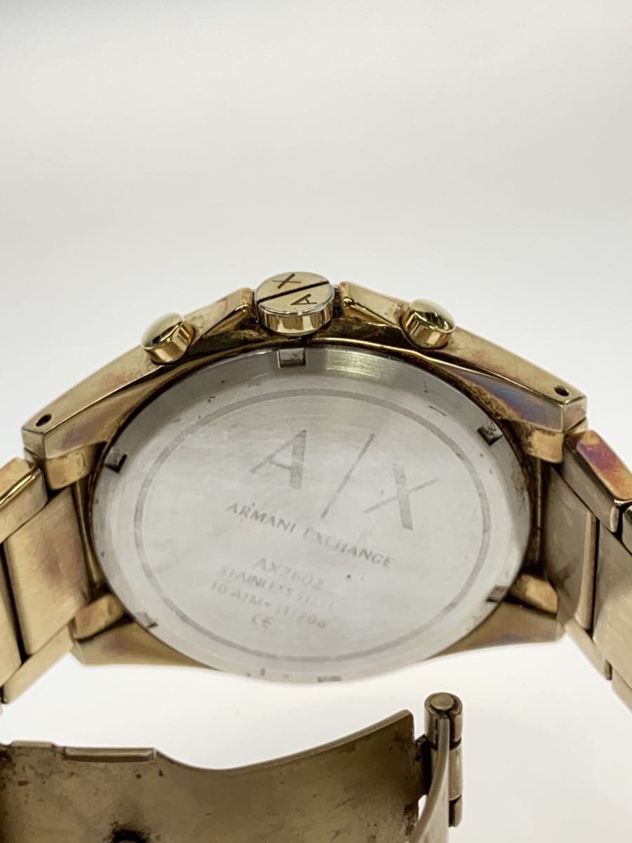 ARMANI EXCHANGE(アルマーニエクスチェンジ) / 腕時計/アナログ/--/WHT/GLD/AX2602 | 中古品の販売・通販 ...