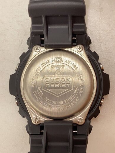 商品画像：クォーツ腕時計・G-SHOCK/デジアナ/ラバー/BLK/BLK/SS 3