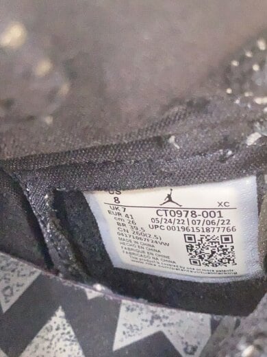 商品画像：AIR JORDAN 1 ZOOM CMFT_エア ジョーダン 1 ズーム コンフォート/26cm/BLK 5