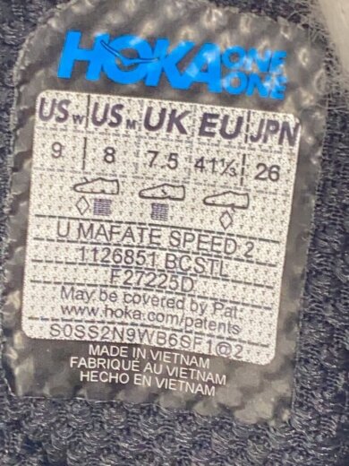 商品画像：ローカットスニーカー/26cm/BLK/F27225D 5