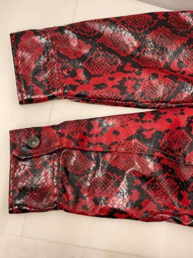 商品画像：ジャケット/M/レーヨン/RED 5