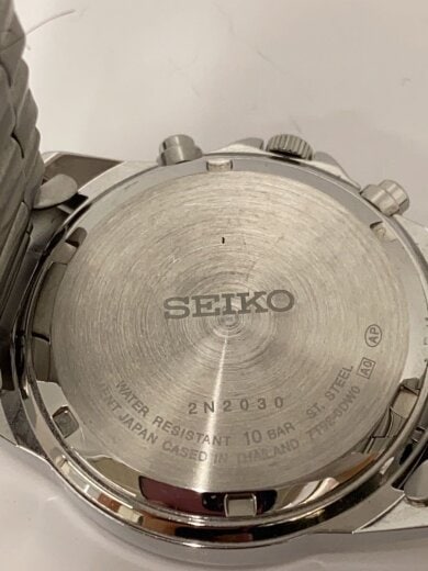 商品画像：クォーツ腕時計/アナログ/ステンレス/BLK/SLV/7t92-0dw0 3