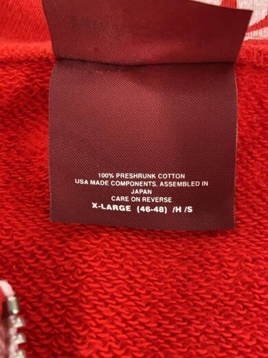 商品画像：パーカー/XL/コットン/RED/総柄/HC-030510// 4