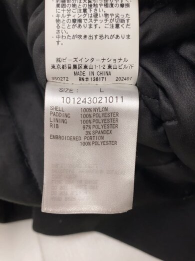 商品画像：ジャケット/L/ナイロン/BLK/101243021011// 6