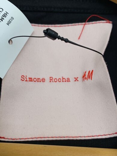 商品画像：×Simone Rocha/半袖ワンピース/XS/コットン/BLK 3