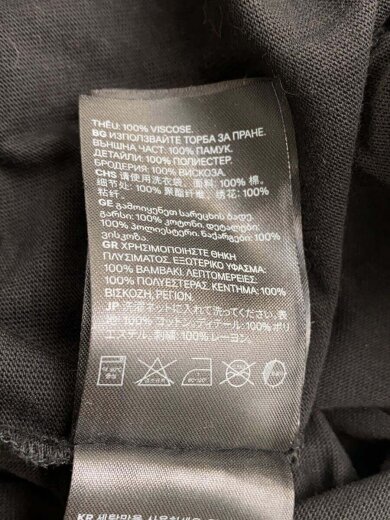 商品画像：×Simone Rocha/半袖ワンピース/XS/コットン/BLK 5