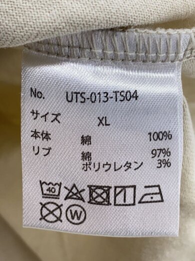 商品画像：USUAL THINGS SCRUTINY/Tシャツ/XL/コットン/BEG/UTS-013-TS04 4