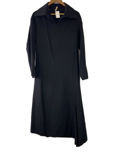 画像：COMME des GARCONS長袖ワンピース/M/ウール/BLK//1