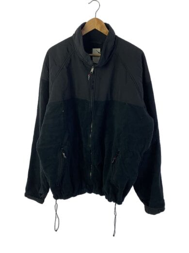 商品画像：フリースジャケット/3L/ポリエステル/BLK// 1