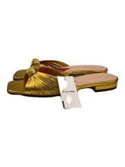 サンダル/37.5/GLD
