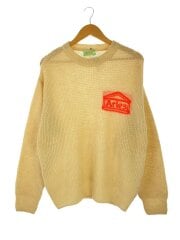 モヘアクルーネックニット/ニット・セーター(厚手)/S/モヘア/BEG