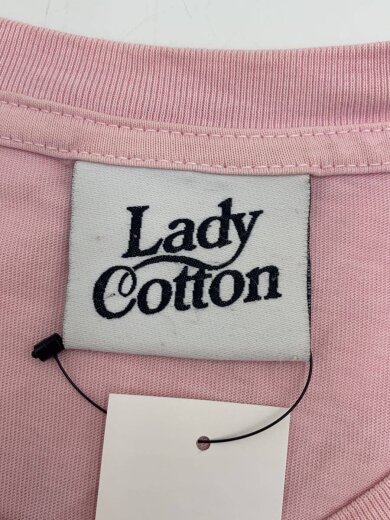 商品画像：Lady Cotton/Sling Negative T-shirt with Laser cut/S/コットン/PNK// 3