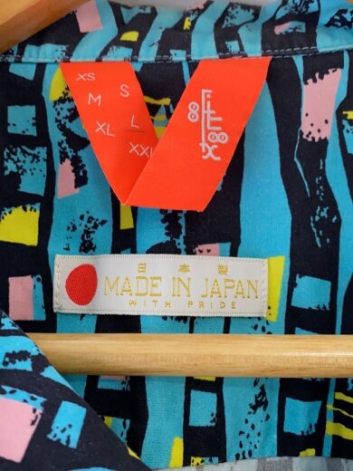 商品画像：アロハシャツ/L/コットン/BLU/総柄 3