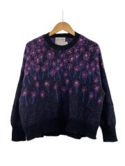 フラワージャガードニット/ニット・セーター(厚手)/FREE/モヘア/PUP