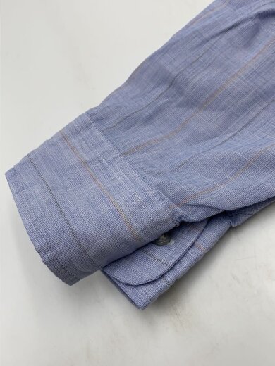 商品画像：長袖シャツ/15.5/コットン/BLU/ストライプ// 5