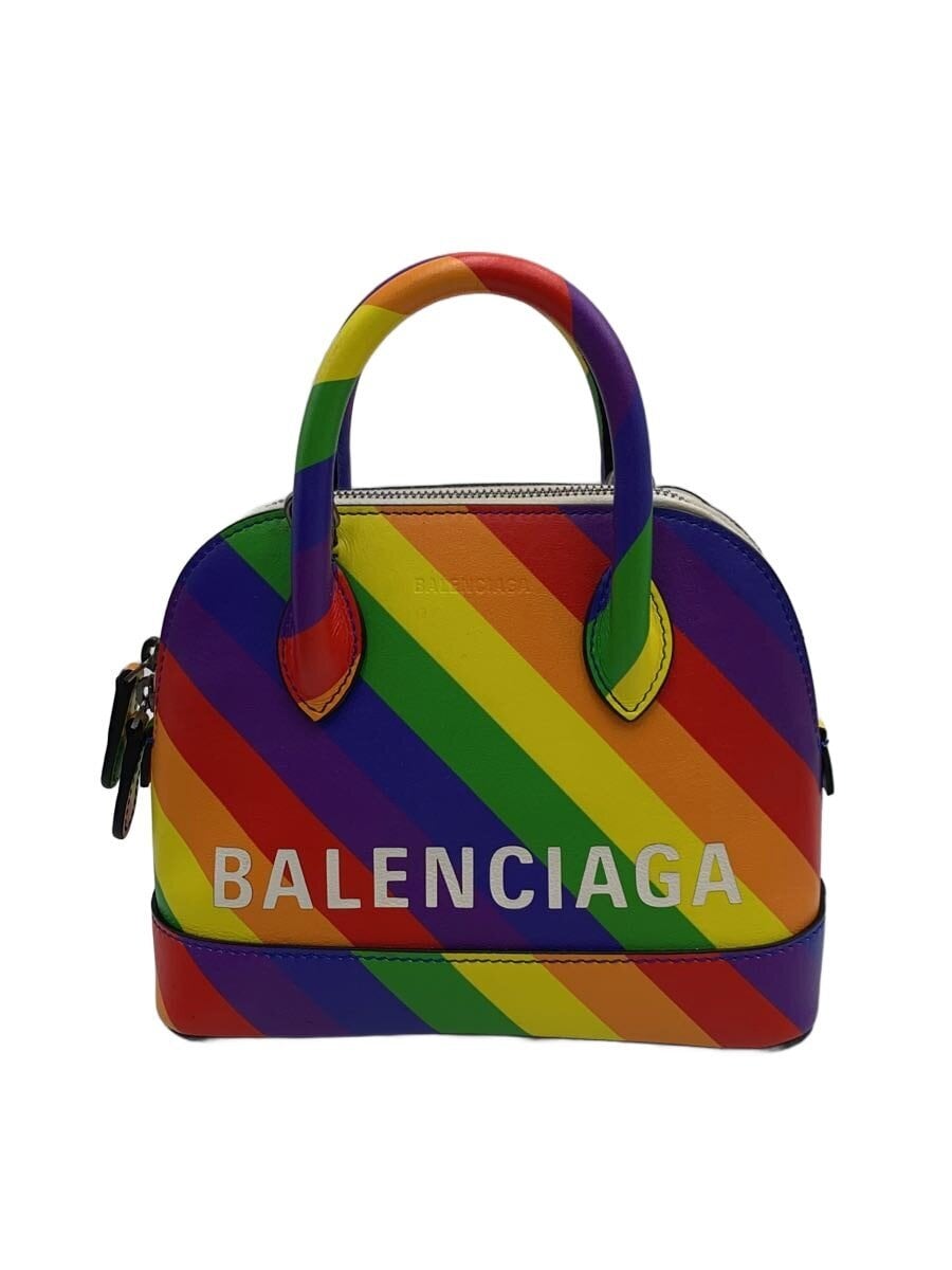 BALENCIAGA / ヴィル トップハンドル バッグ XXS/レザー/マルチカラー/550646・3780・W・002123