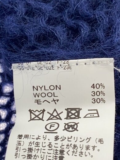 商品画像：ニット・セーター(薄手)/M/ナイロン/NVY/23AW K-7 5