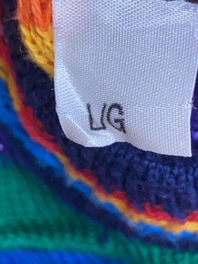 商品画像：3D/ニット・セーター(厚手)/L/--/マルチカラー/総柄 4