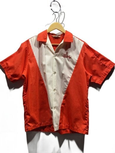 商品画像：ボウリングシャツ/60～70s/半袖シャツ/--/--/RED 1