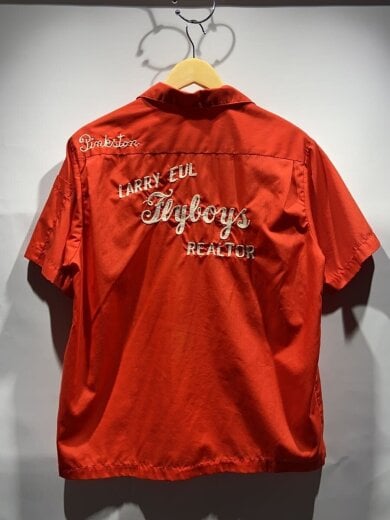 商品画像：ボウリングシャツ/60～70s/半袖シャツ/--/--/RED 2