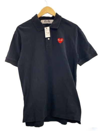 商品画像：ポロシャツ/XL/コットン/BLK 1