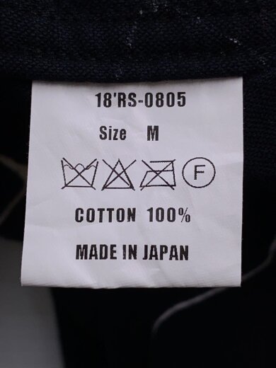 画像：RATS長袖シャツ/M/コットン/BLK/総柄/18RS-08054