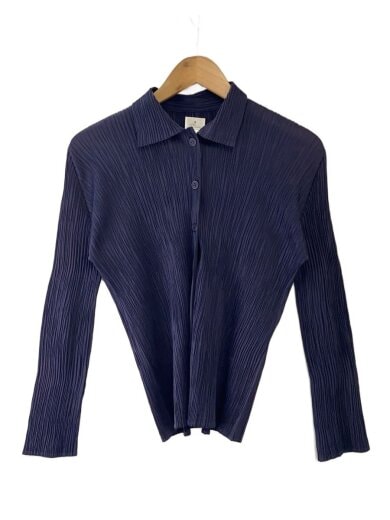 商品画像：長袖シャツ/3/ポリエステル/NVY/PP61-JJ797 1