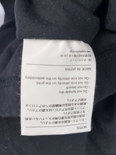 商品画像：Tシャツ/M/コットン/BLK 5