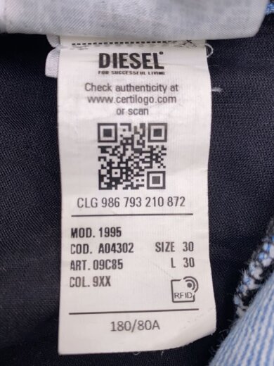 商品画像：コーティング/ボトム/30/デニム/BLK// 6