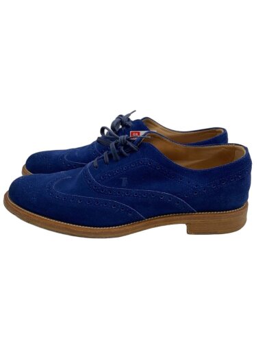 商品画像：ウィングチップ/ドレスシューズ/UK7.5/BLU/スウェード 1