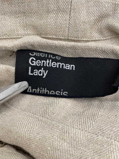 商品画像：リネンヘリンボーンラップスカート/--/--/BEG 4