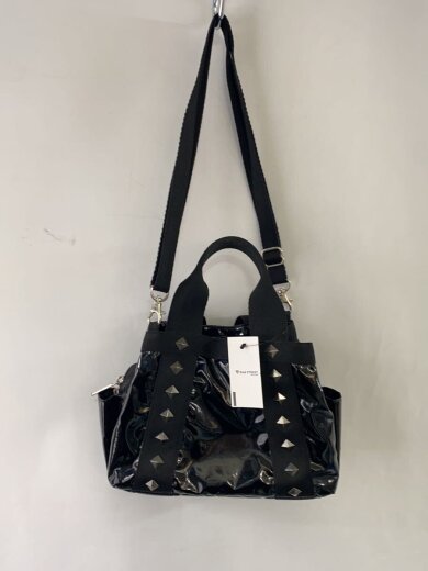 商品画像：バッグ/エナメル/BLK/無地 3