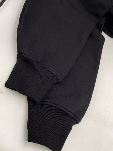 商品画像：コットン裏毛 パーカ/パーカー/4/コットン/BLK 6