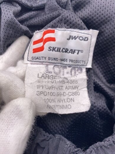 商品画像：IPFU/SKILCRAFT/トレーニングパンツ/99年納品/LARGE SHORT/ボトム/L/ナイロン/ 4