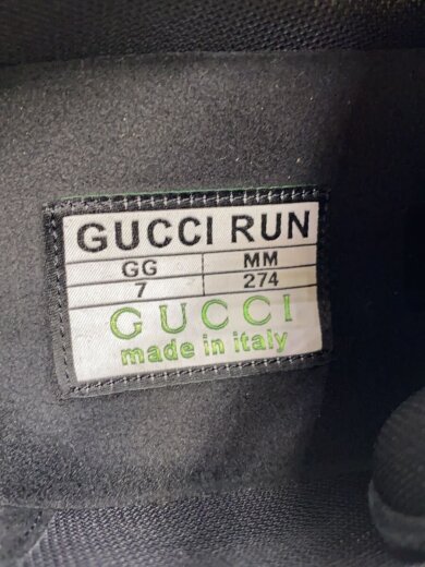 商品画像：GUCCI RUN/26.5-27cm/ローカットスニーカー/--/BLK 5