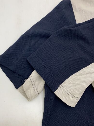 商品画像：00s/シミ有/ポロシャツ/S/レーヨン/NVY 6