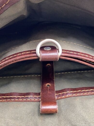 商品画像：CUOIO LAVO CREAM/ハラコ/ショルダーバッグ/キャンバス/GRN 5