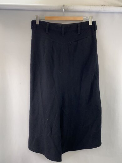 画像：Y’sスカート/1/ウール/BLK2